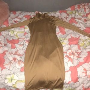 Long sleeve turtle neck dress